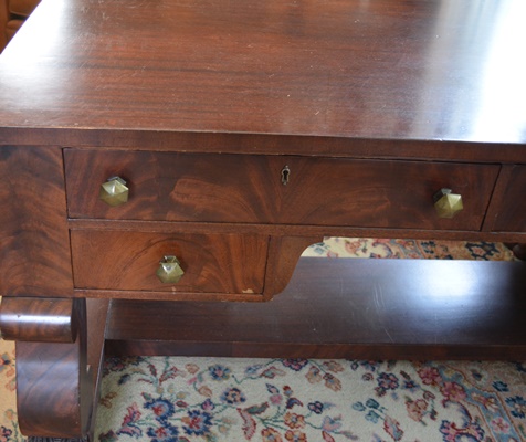 Antique Empire Style Partners' Desk
