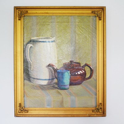 Charles W.L. Schlapp Original Still Life Oil Painting