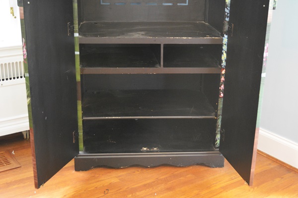 Hand Painted Entertainment Center