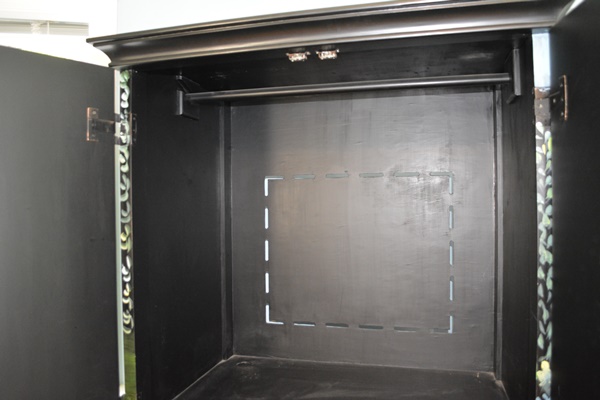 Hand Painted Entertainment Center