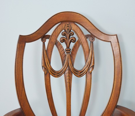 Antique Hepplewhite Style Armchair