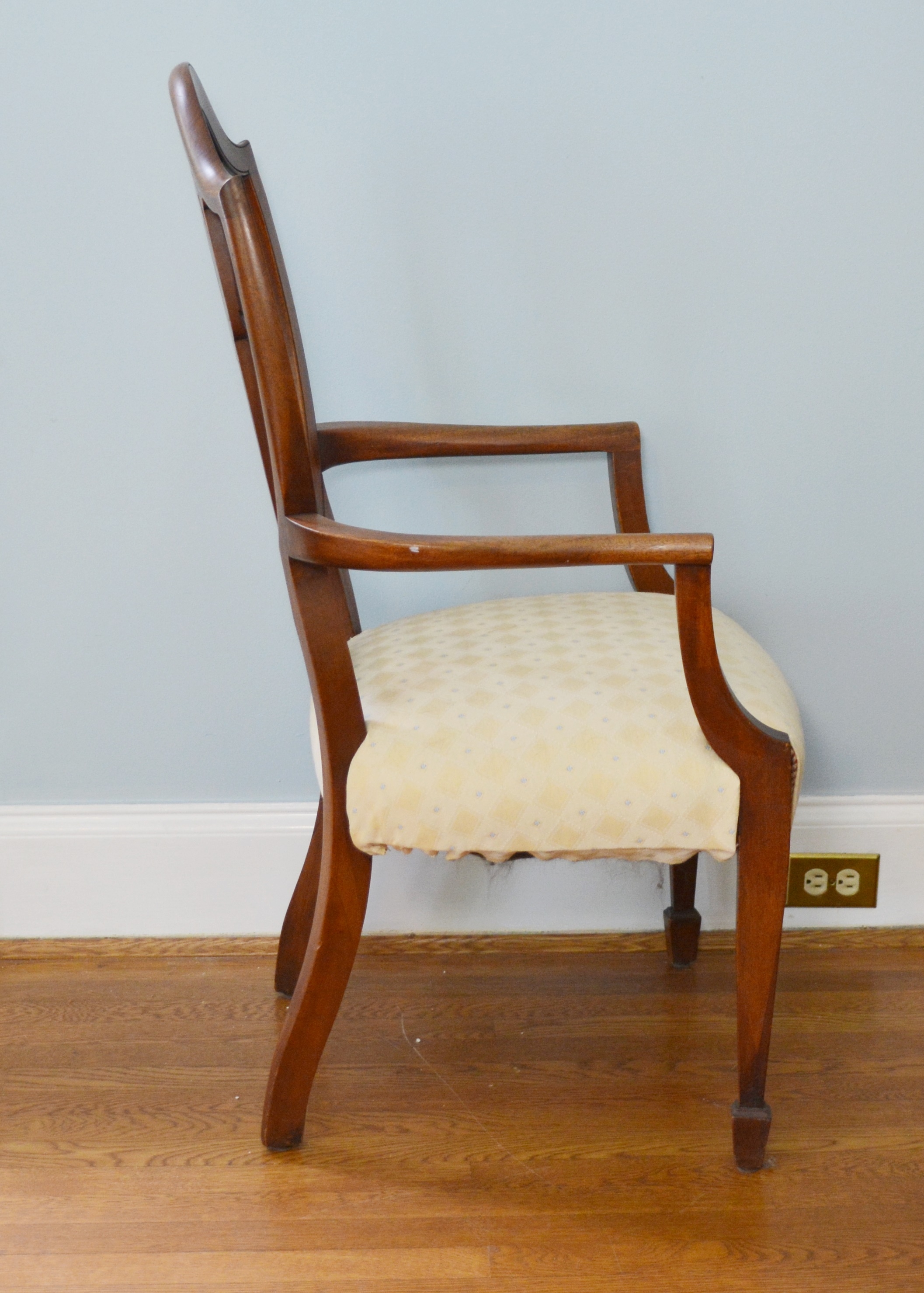 Antique Hepplewhite Style Armchair