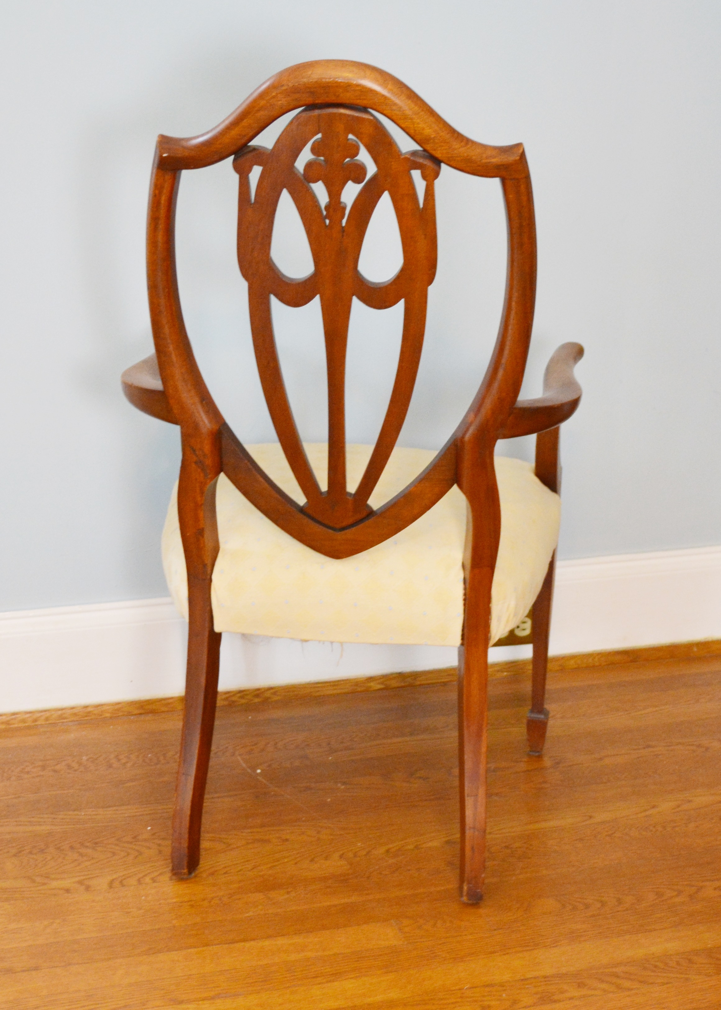 Antique Hepplewhite Style Armchair