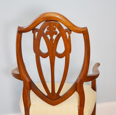 Antique Hepplewhite Style Armchair