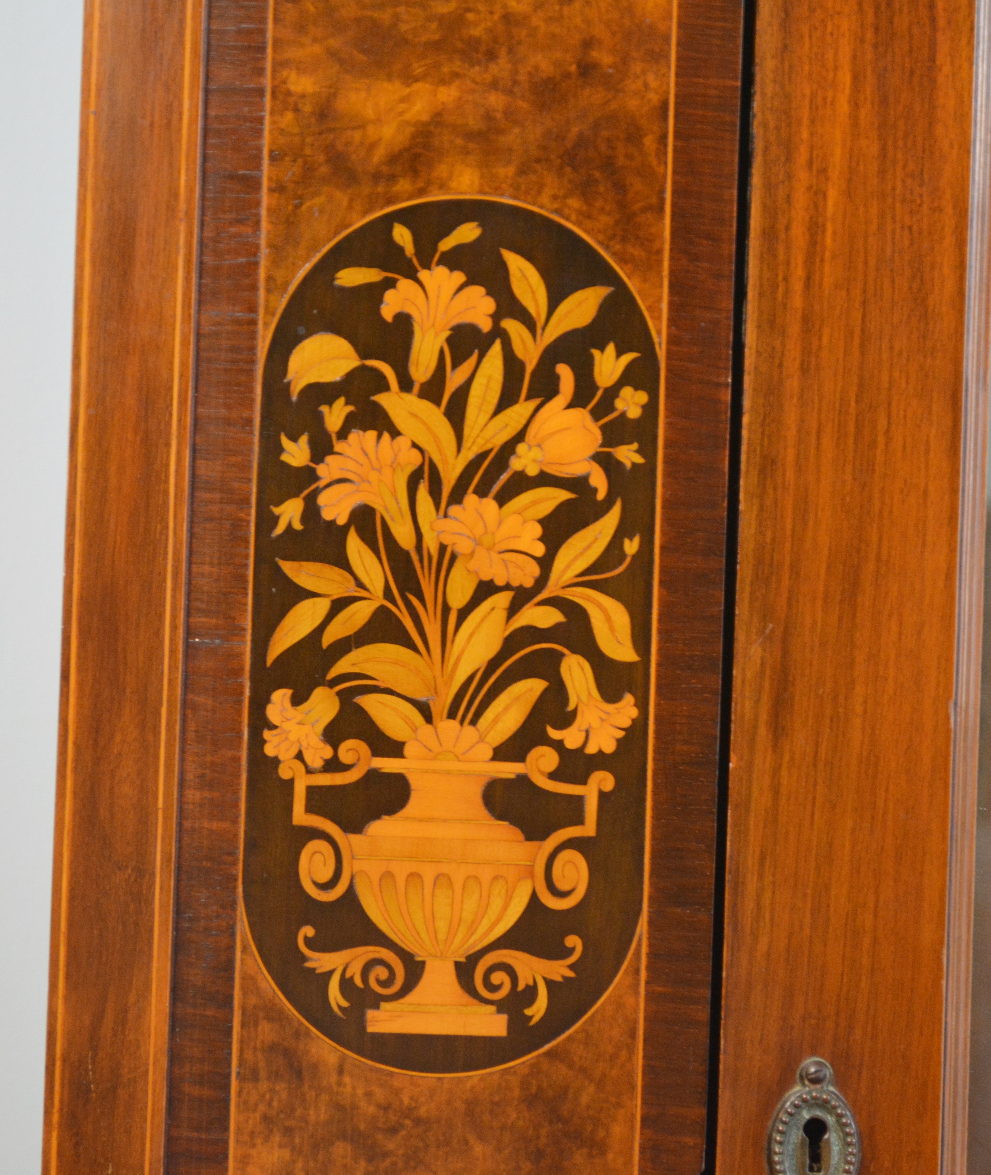 Antique Federal Style Wardrobe With Marquetry