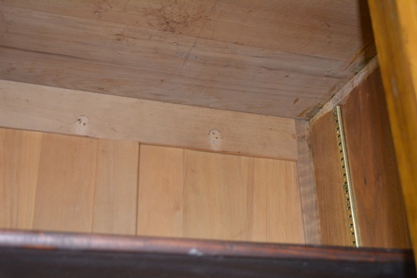 Antique Federal Style Wardrobe With Marquetry