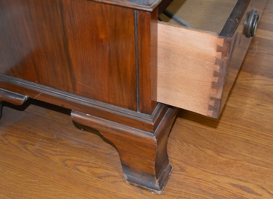 Antique Federal Style Wardrobe With Marquetry