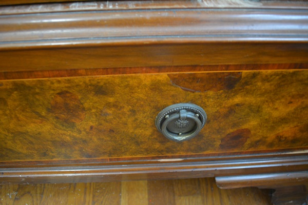Antique Federal Style Wardrobe With Marquetry