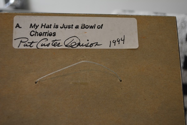 Five Pat Custer Denison Painted Ceramic Art Tiles