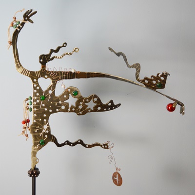 Ed Cassagrand Iron Dancer Sculpture