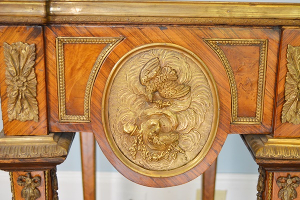 Antique Louis XIV Style Marquetry Desk