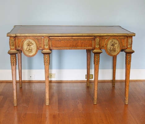 Antique Louis XIV Style Marquetry Desk