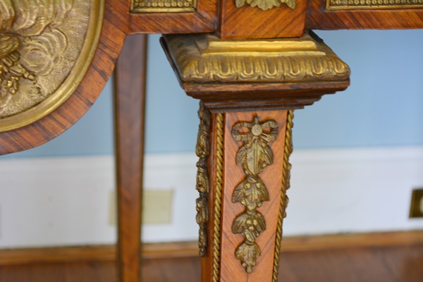 Antique Louis XIV Style Marquetry Desk