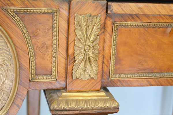 Antique Louis XIV Style Marquetry Desk