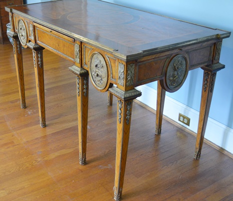 Antique Louis XIV Style Marquetry Desk