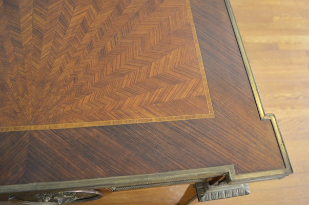 Antique Louis XIV Style Marquetry Desk