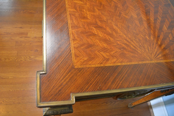 Antique Louis XIV Style Marquetry Desk