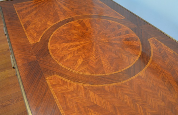 Antique Louis XIV Style Marquetry Desk