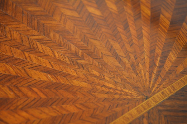 Antique Louis XIV Style Marquetry Desk