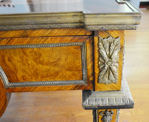 Antique Louis XIV Style Marquetry Desk