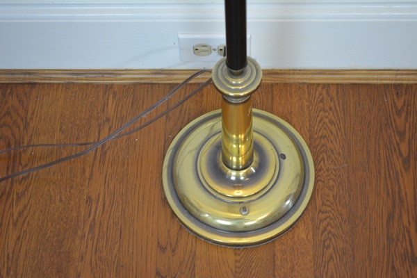 Brass Torchiere Floor Lamp