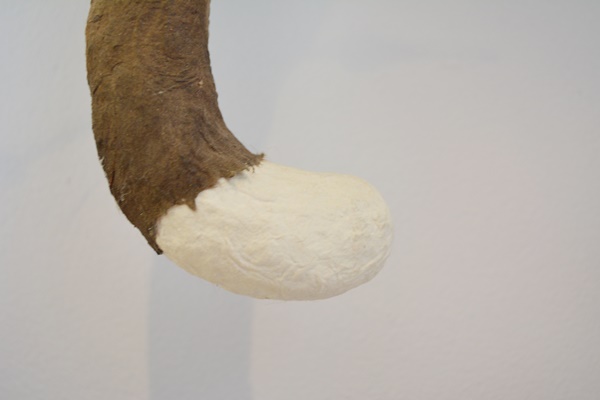 Papier-mâché Kitten Clock