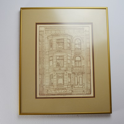 Enid Romanek "Waneland Avenue" Limited Edition Etching