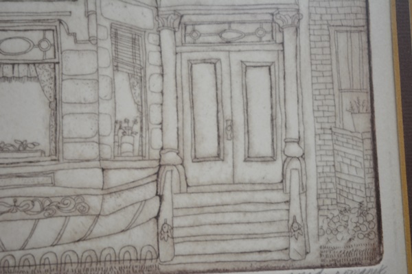 Enid Romanek "Waneland Avenue" Limited Edition Etching