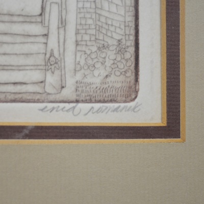 Enid Romanek "Waneland Avenue" Limited Edition Etching