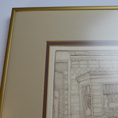 Enid Romanek "Waneland Avenue" Limited Edition Etching