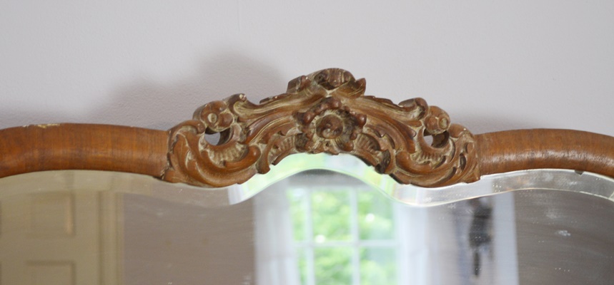 Antique Mirrored Mahogany Dressing Table