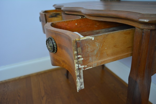 Antique Mirrored Mahogany Dressing Table