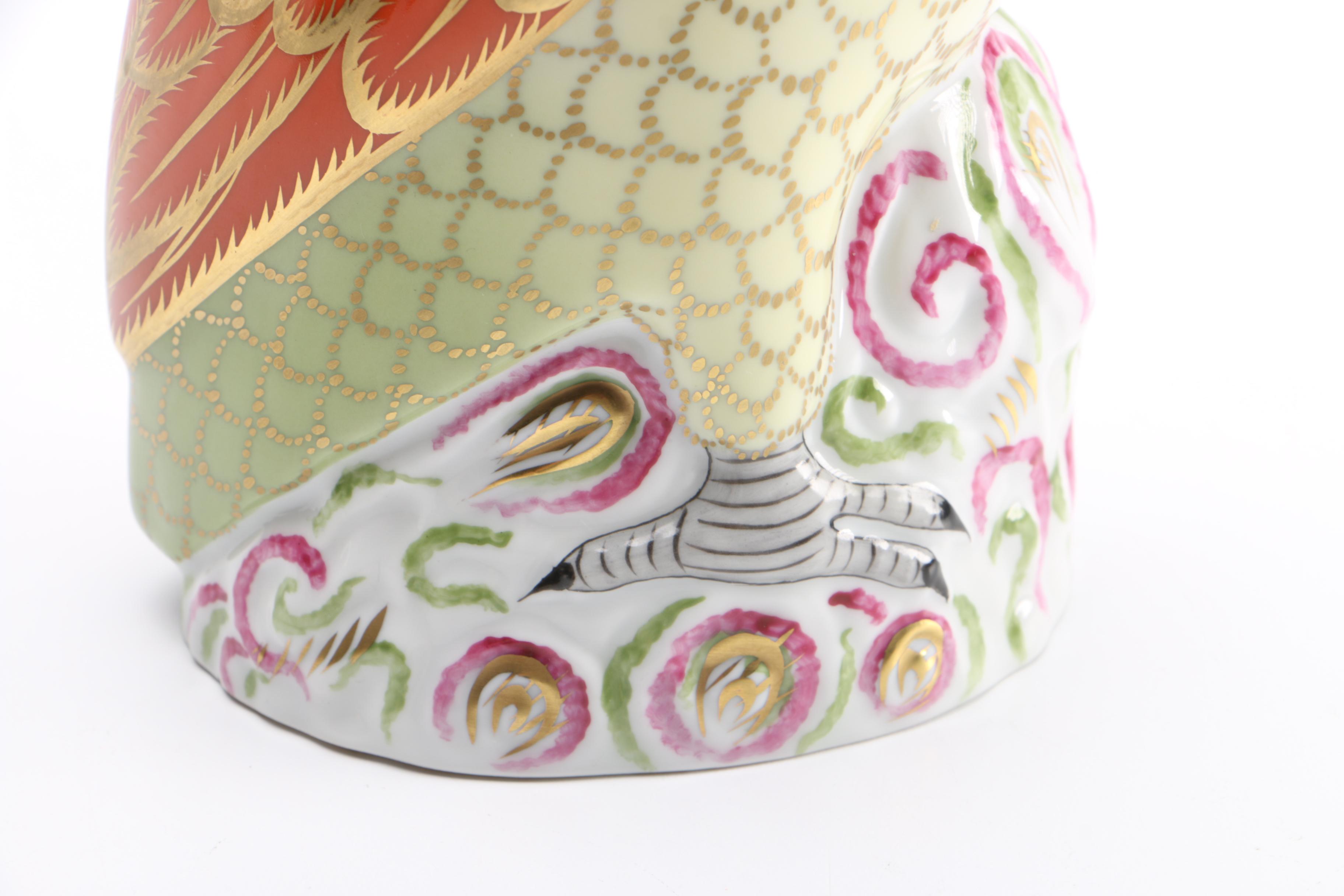 Herend Hungary Parrot Figurine