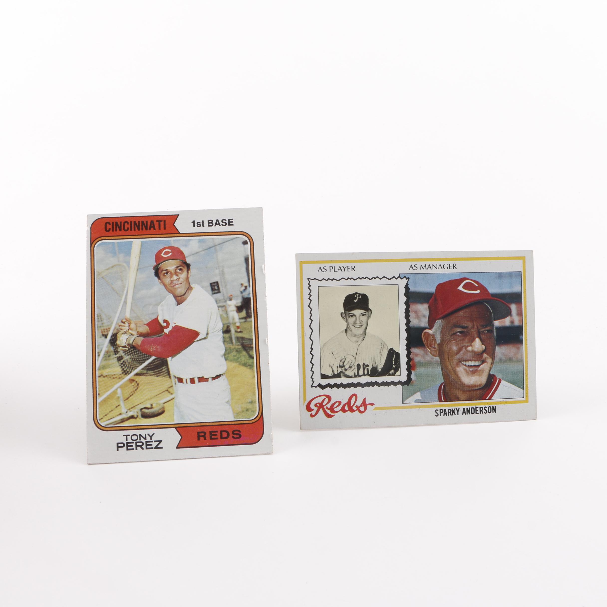 Collection of Cincinnati Reds Cards from the 1970s