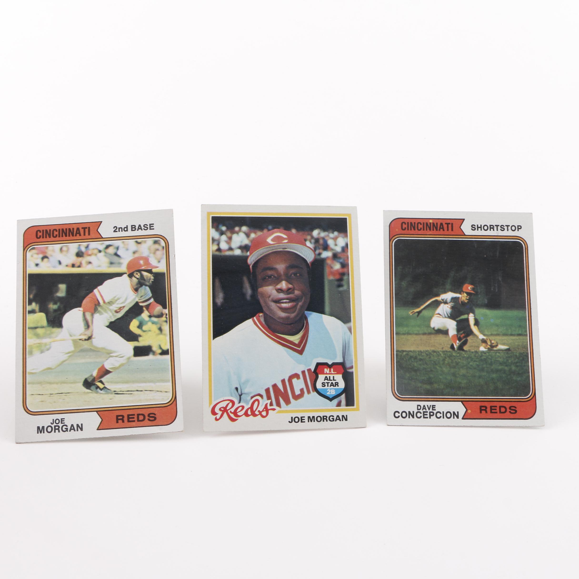 Collection of Cincinnati Reds Cards from the 1970s