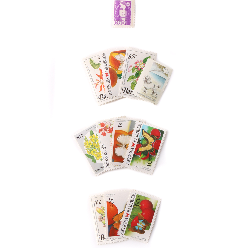 Foreign Postage Stamp Collection