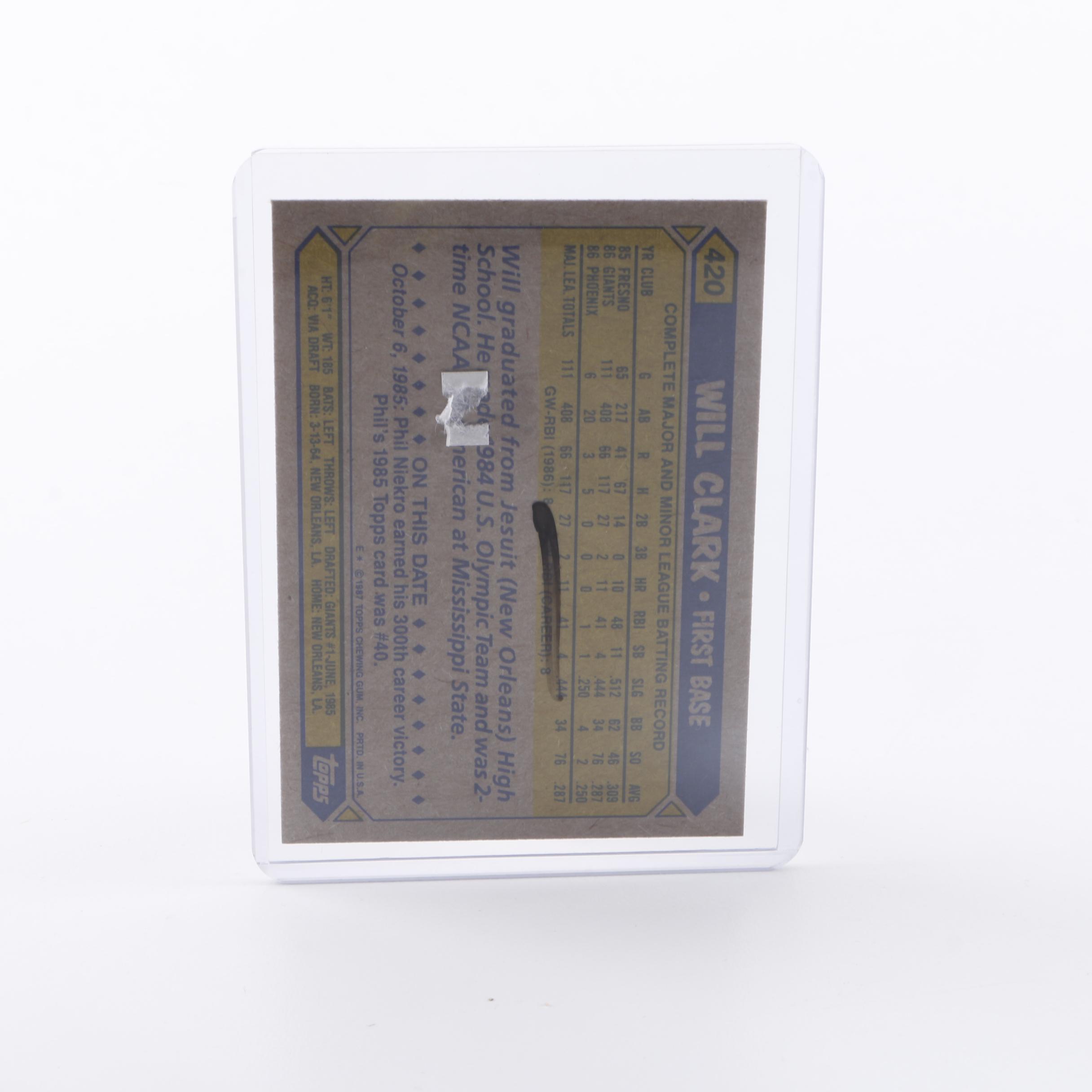 Collection of 1987 Rookies and Other Baseball Cards