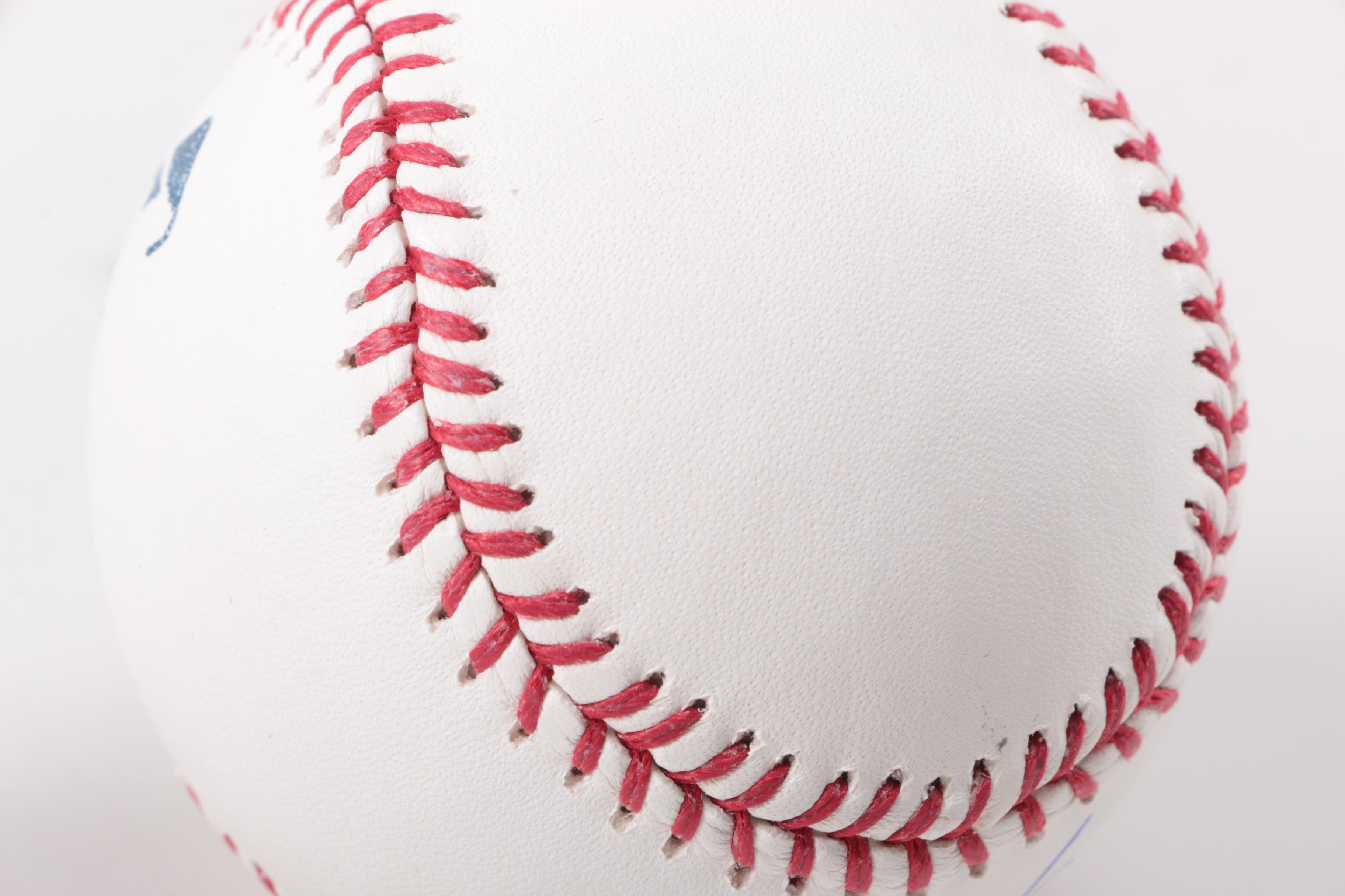 John Smoltz Autographed Baseball