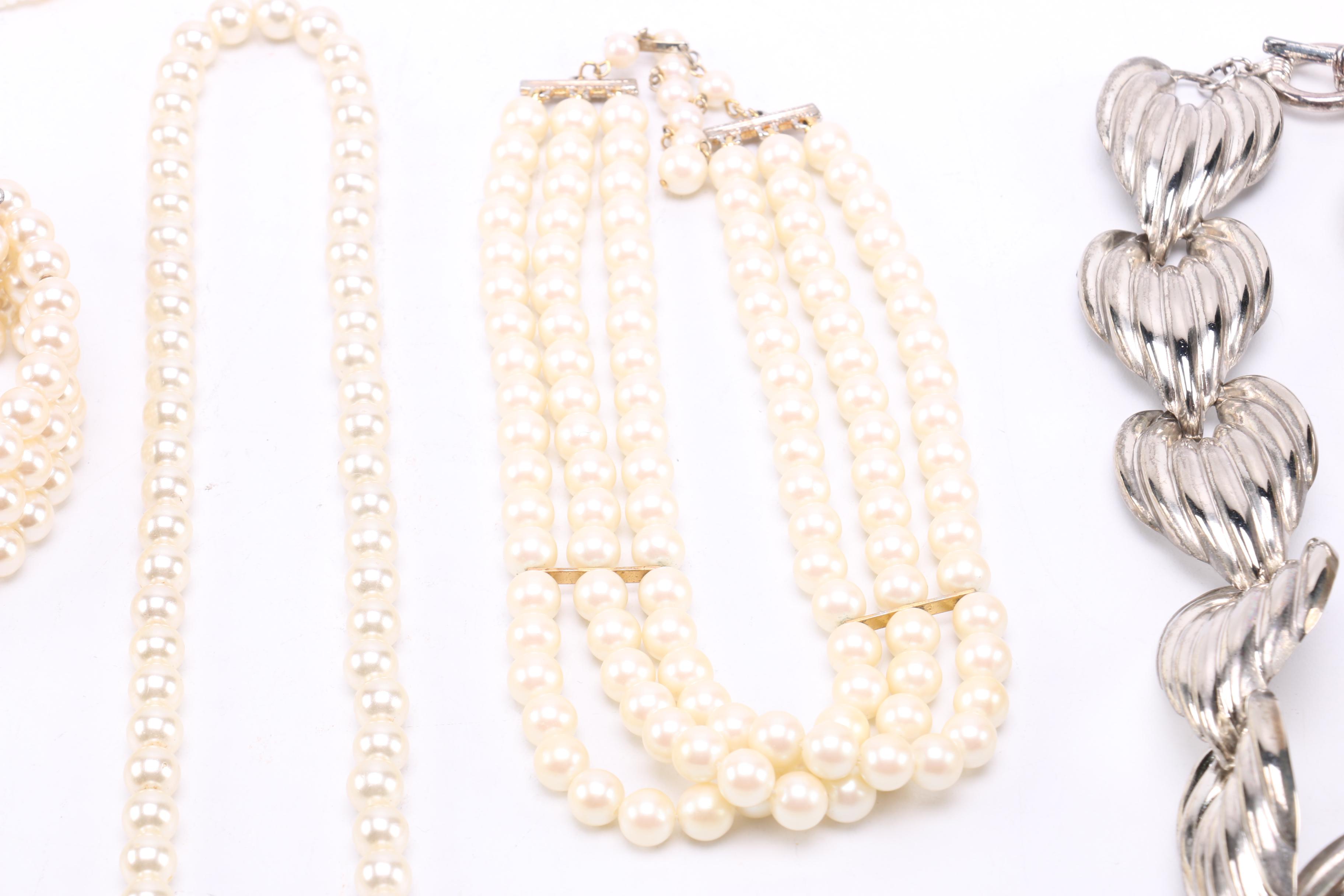 Costume Jewelry Assortment Including Swarovski