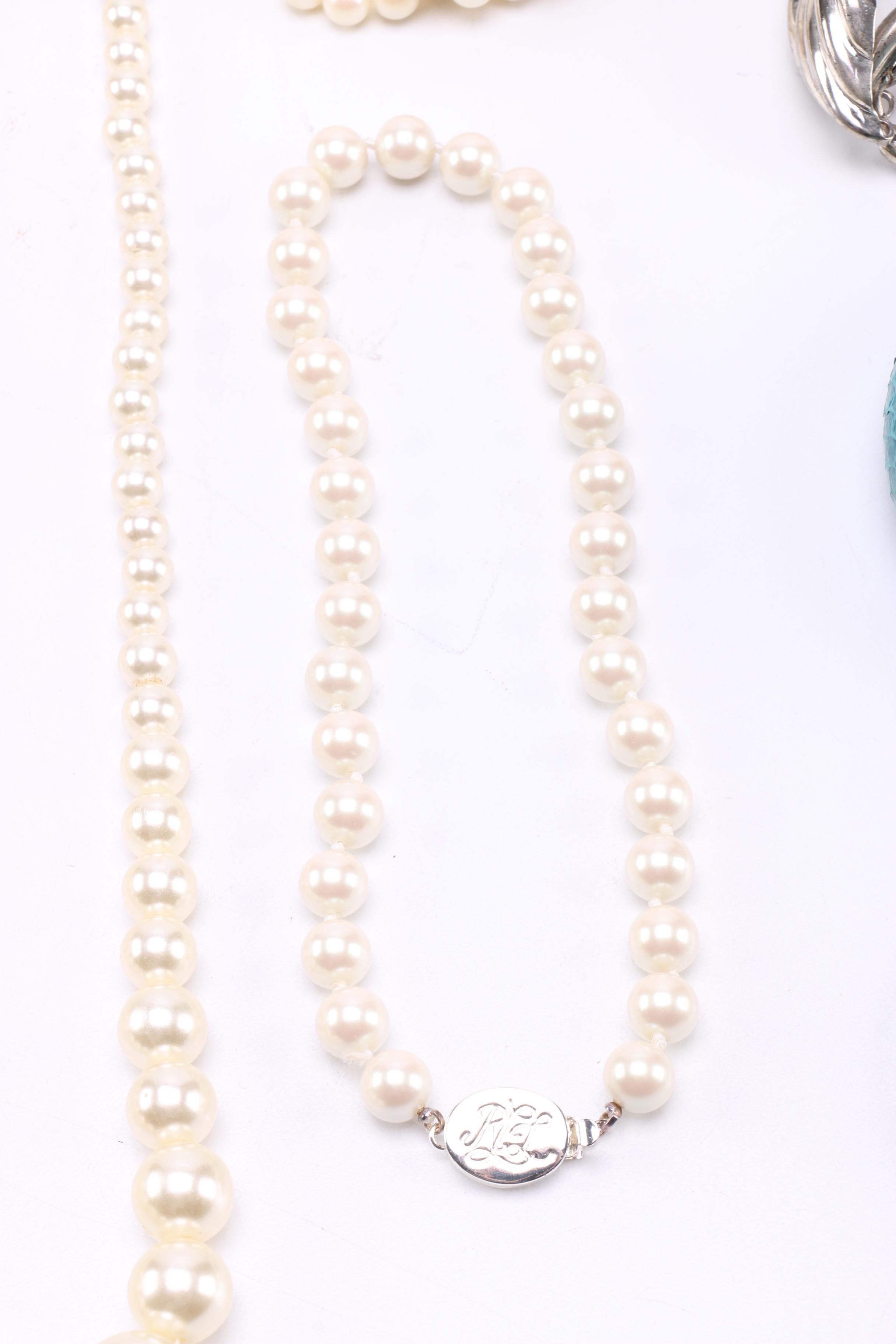 Costume Jewelry Assortment Including Swarovski