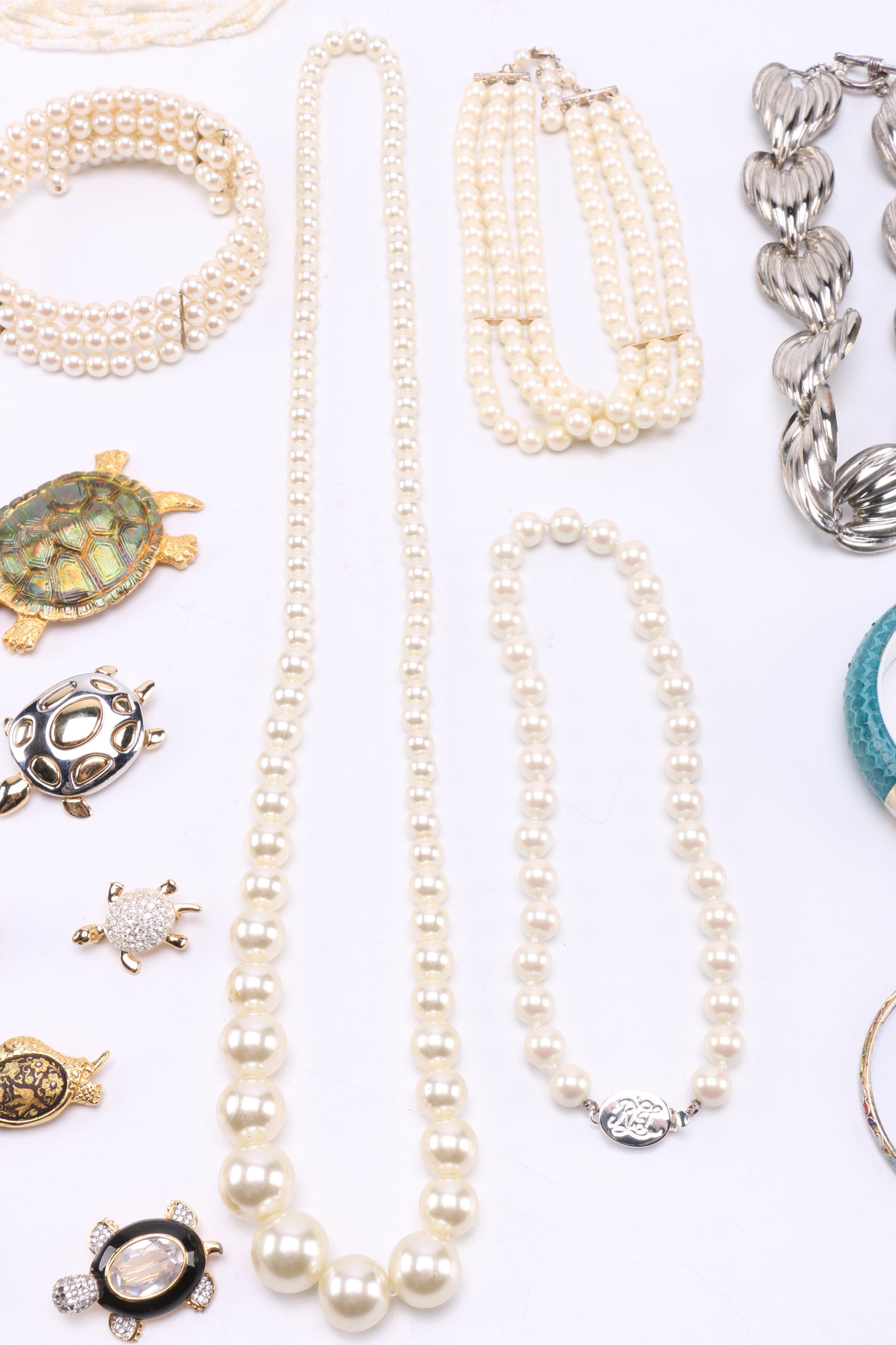 Costume Jewelry Assortment Including Swarovski