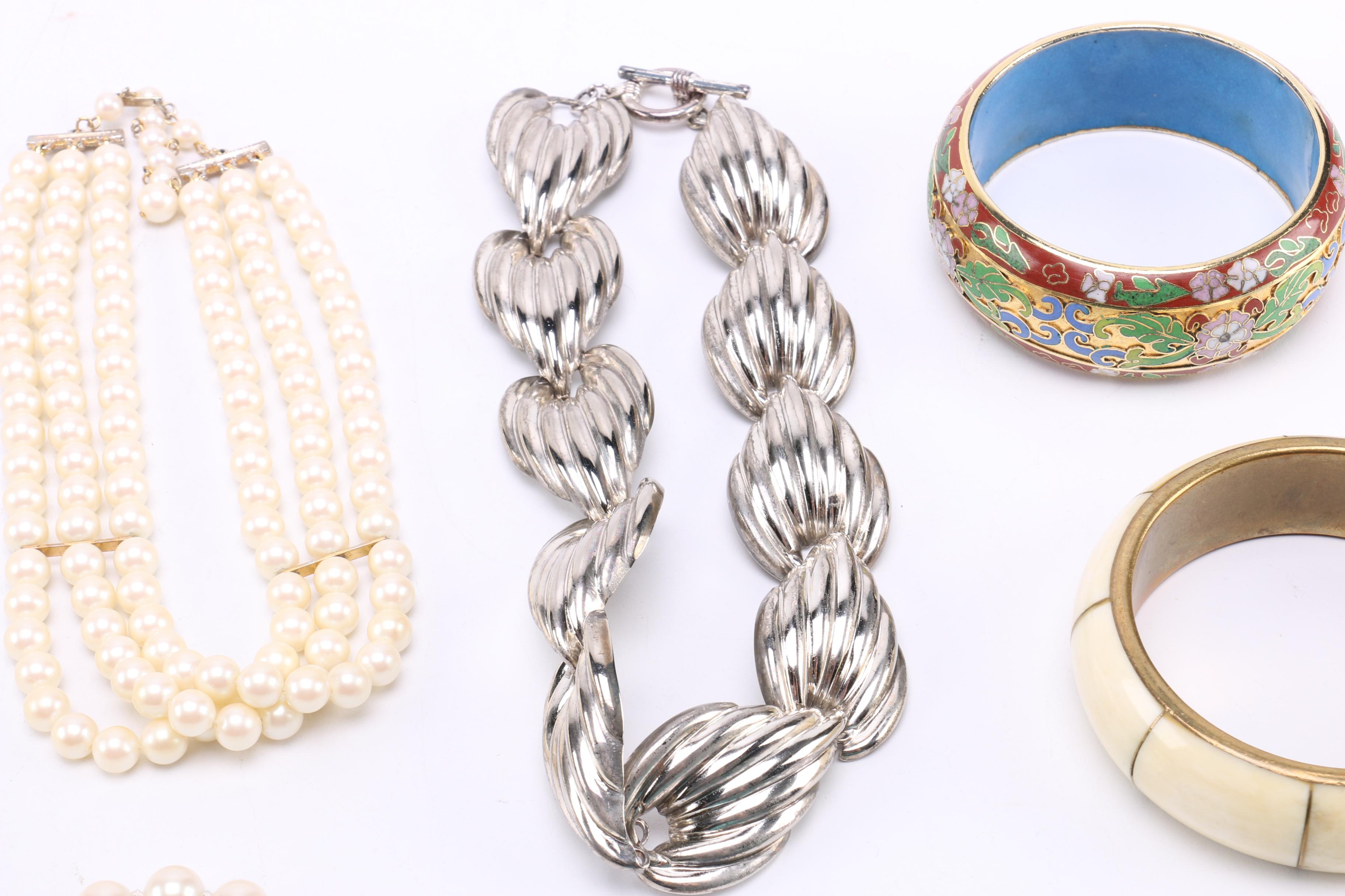 Costume Jewelry Assortment Including Swarovski