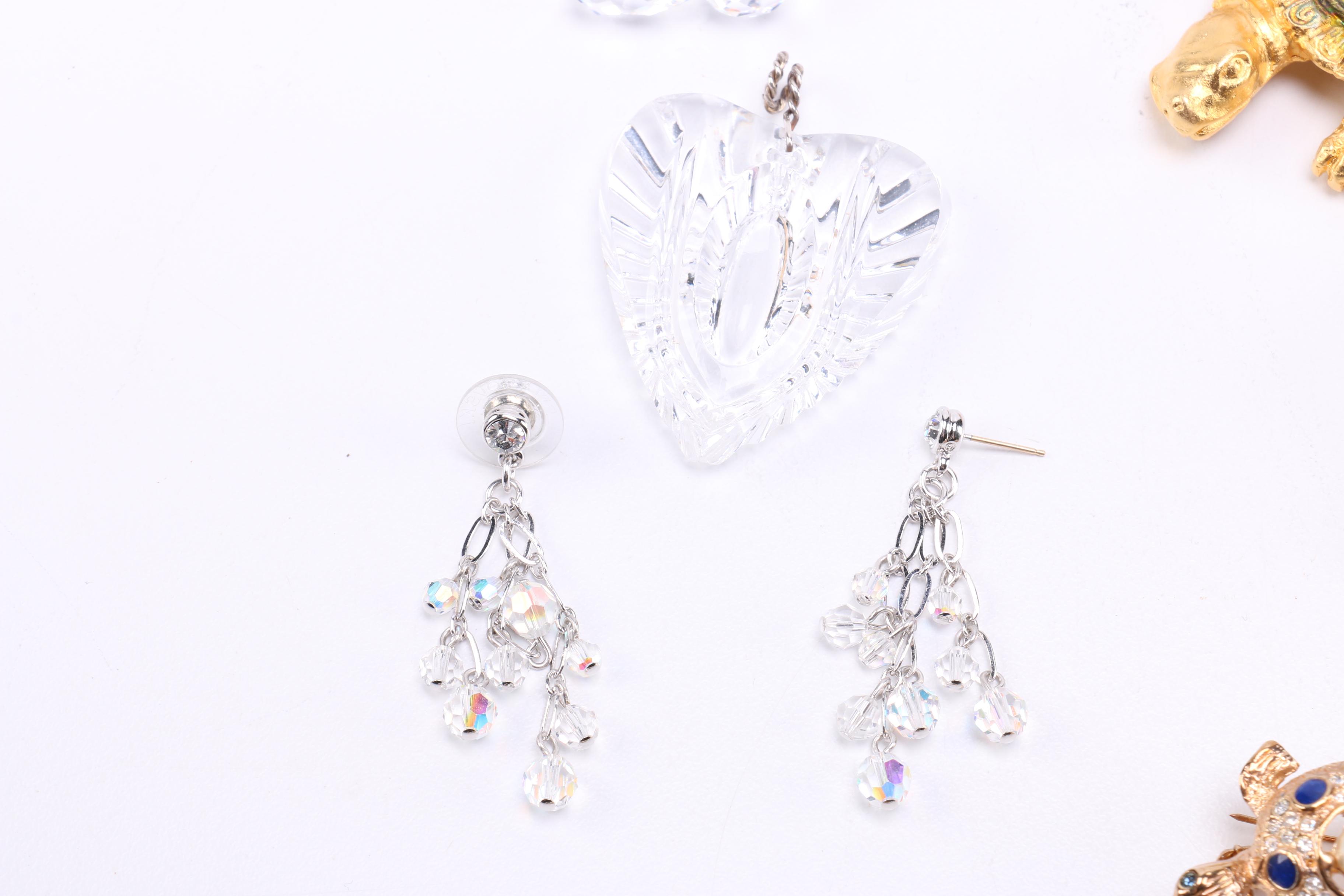 Costume Jewelry Assortment Including Swarovski