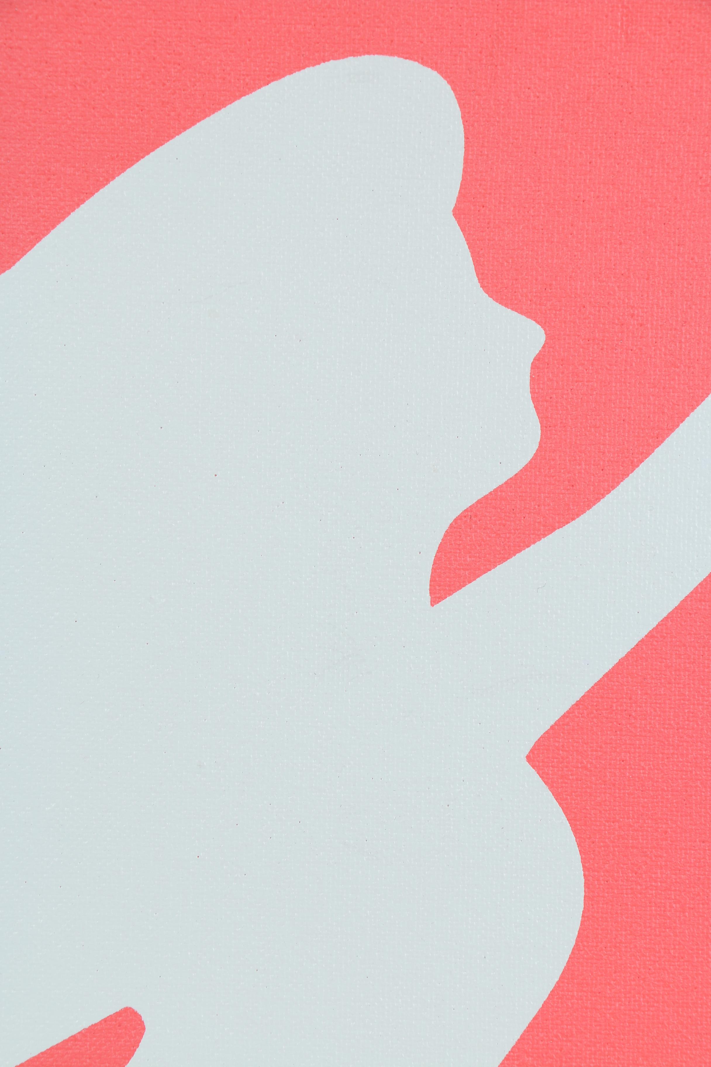 Acrylic Paintings on Canvas of a Mermaid and a Lion