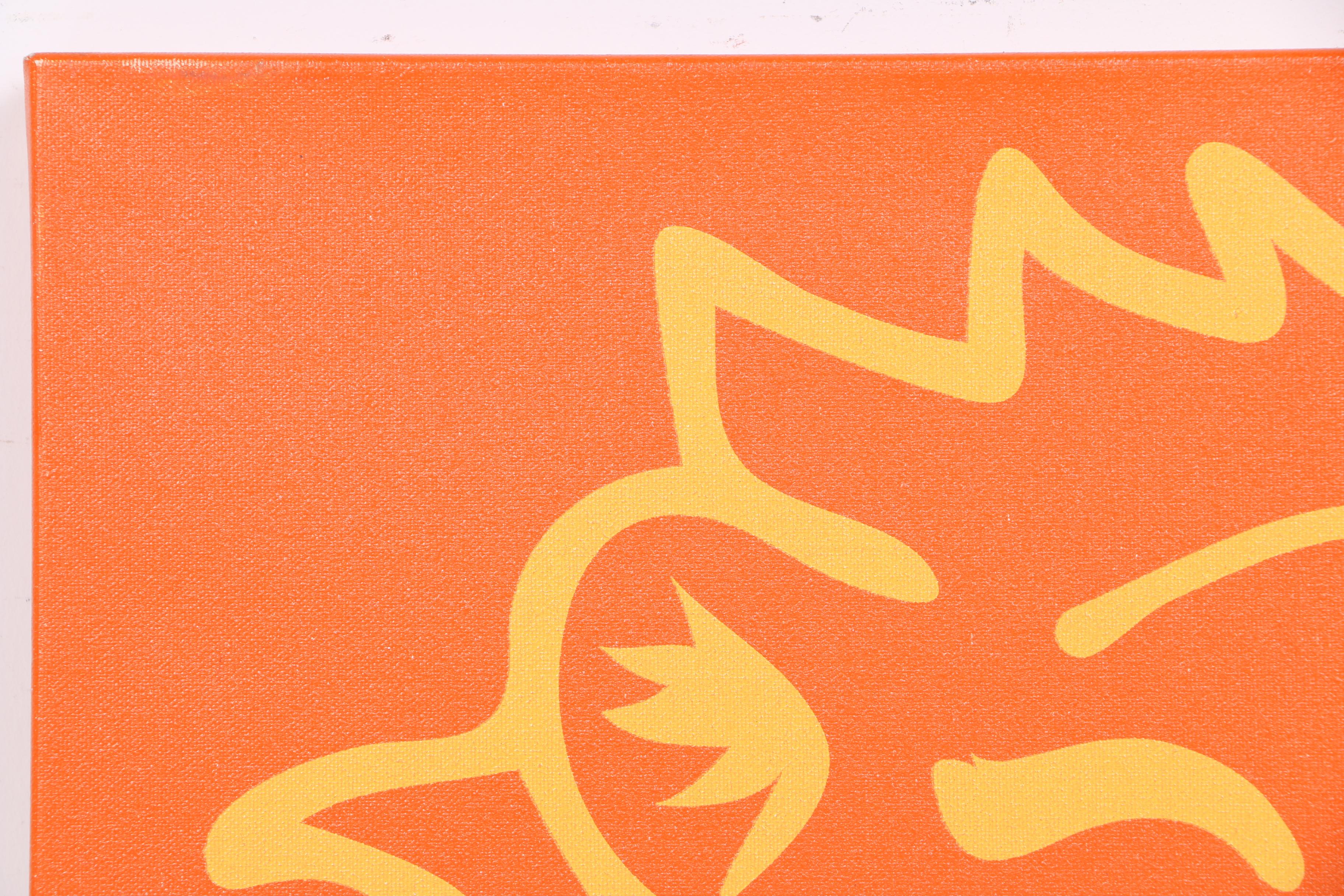 Acrylic Paintings on Canvas of a Mermaid and a Lion