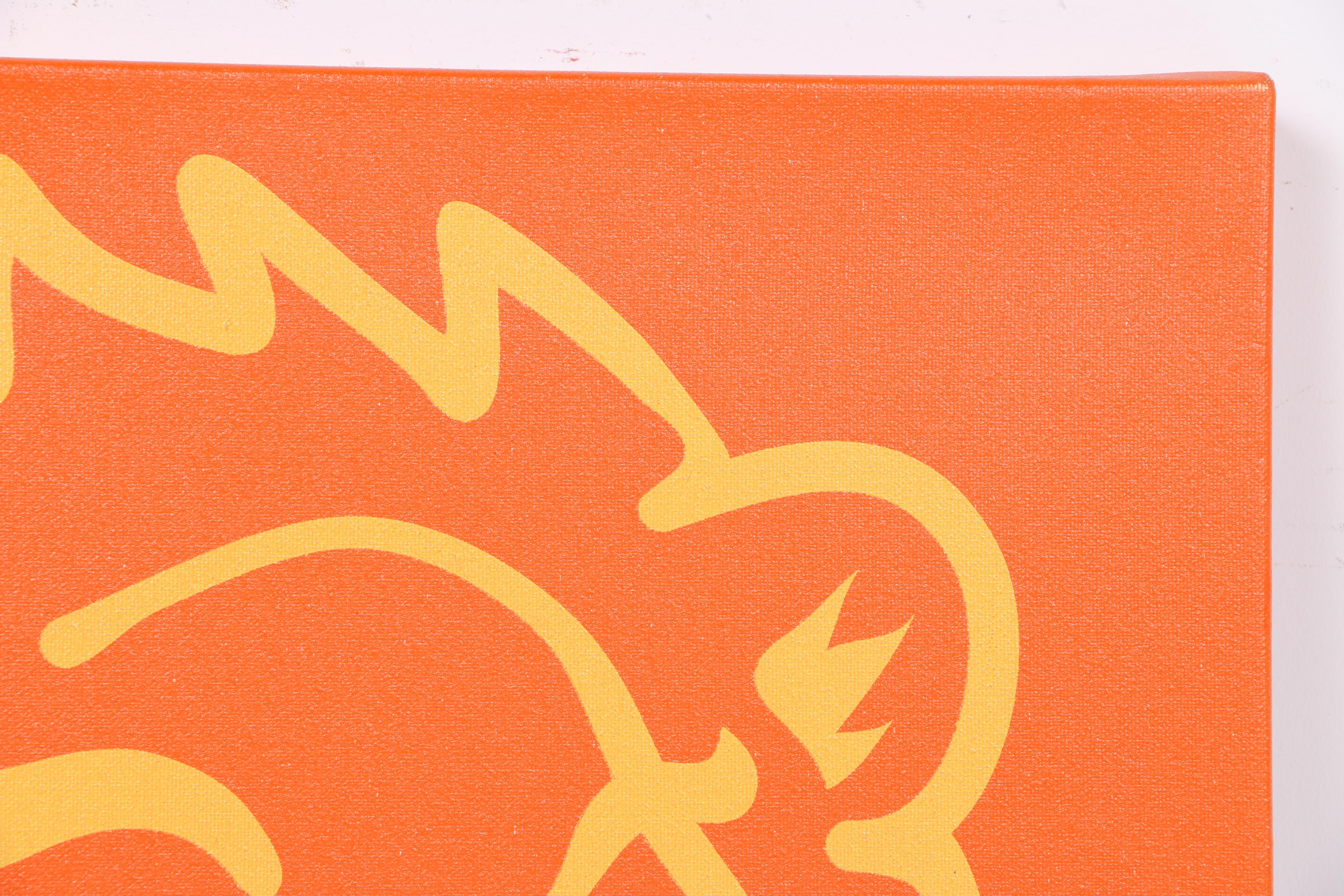 Acrylic Paintings on Canvas of a Mermaid and a Lion