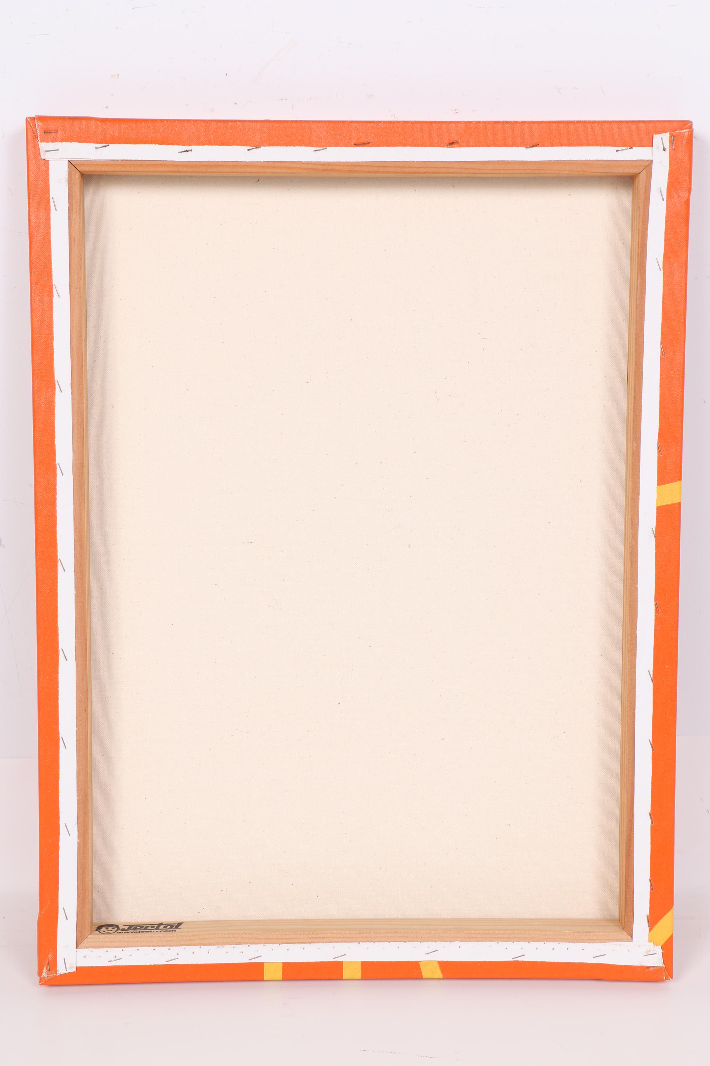 Acrylic Paintings on Canvas of a Mermaid and a Lion