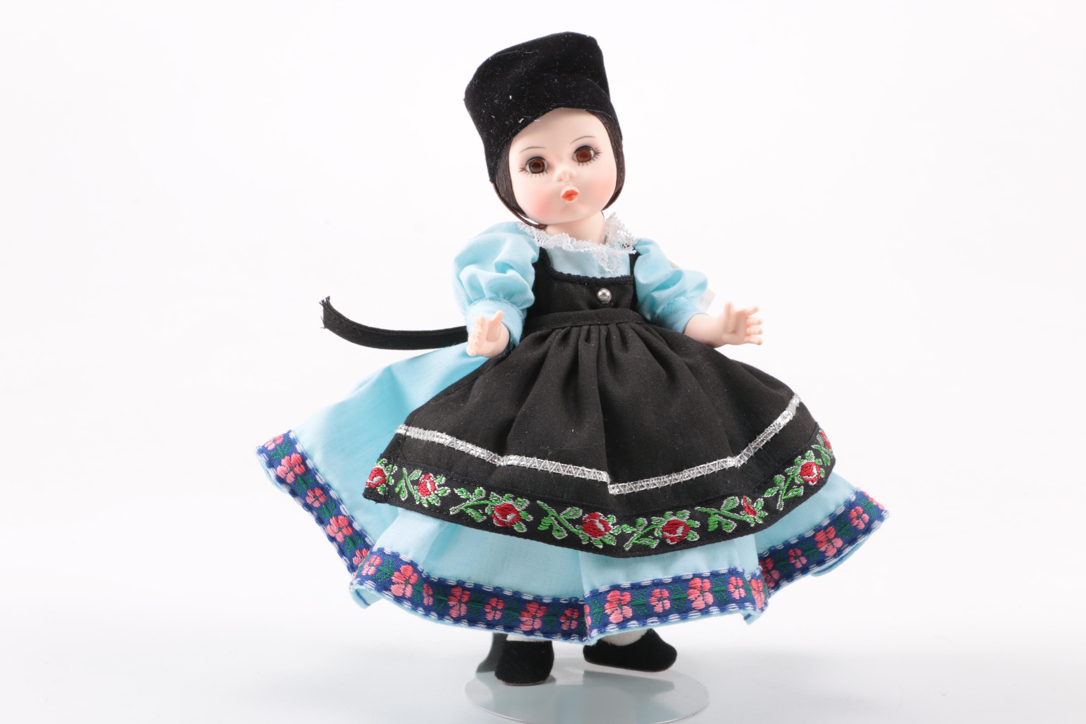 Madame Alexander "Rumania," "Albania," and "Yugoslavia" Dolls