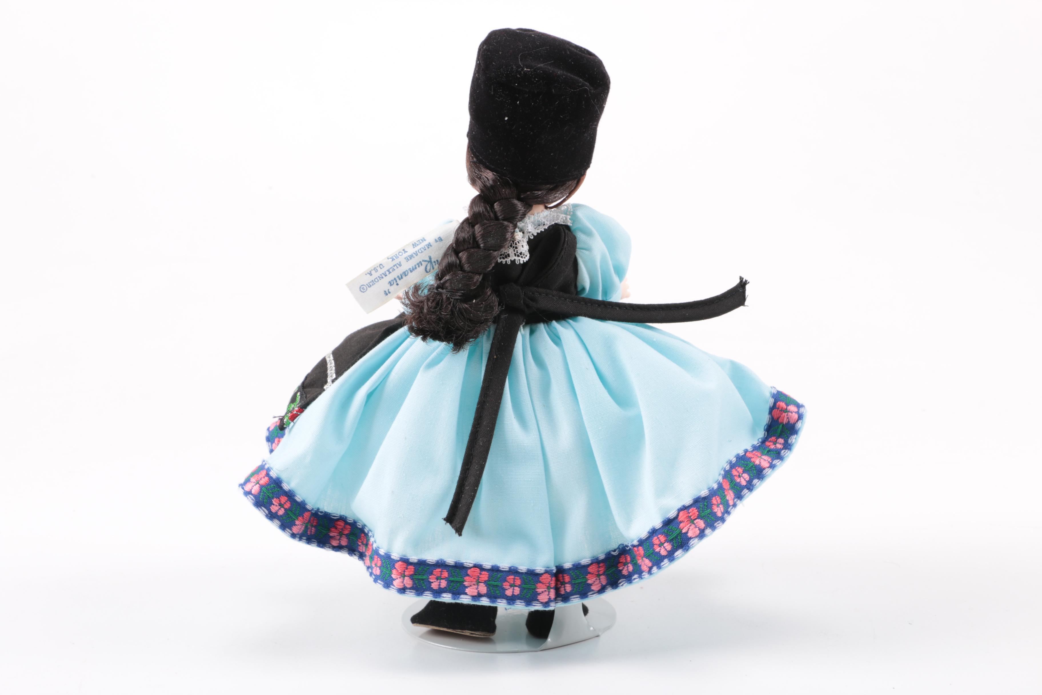 Madame Alexander "Rumania," "Albania," and "Yugoslavia" Dolls