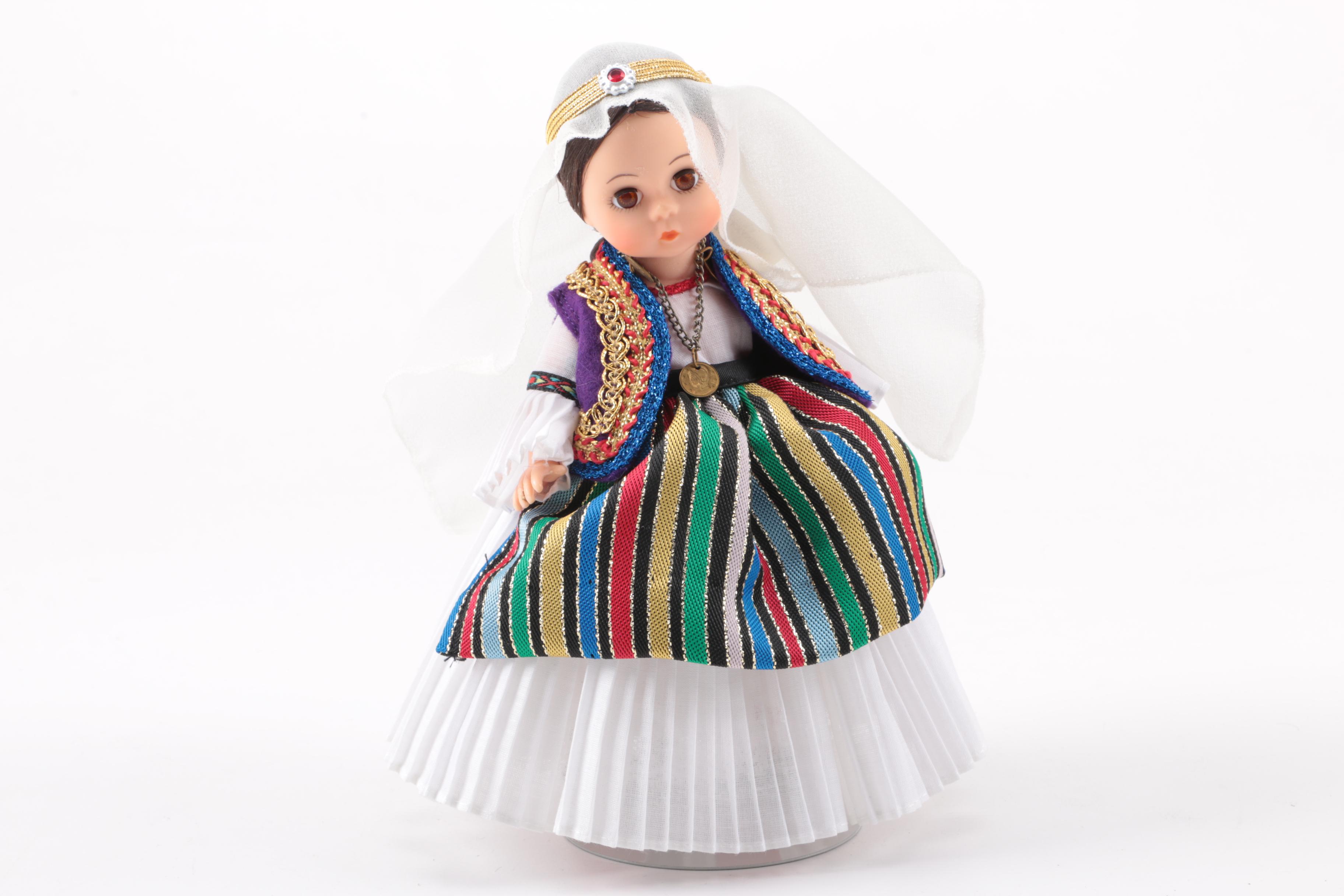 Madame Alexander "Rumania," "Albania," and "Yugoslavia" Dolls